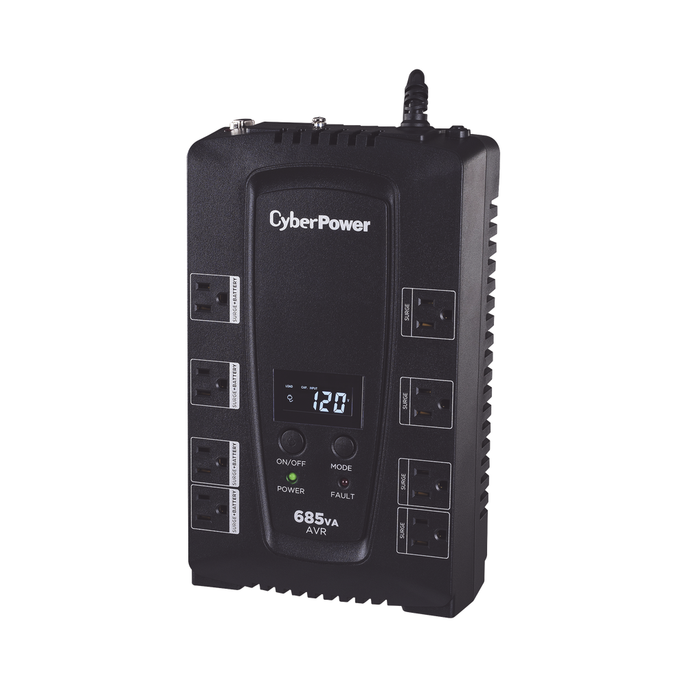 CYBERPOWER CP685AVRLCD 685VA / 390W UPS / Smart LCD Display