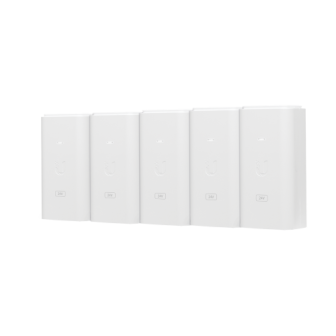 UBIQUITI NETWORKS POE2412W5P 5 x PoE Adapters power Ubiquiti