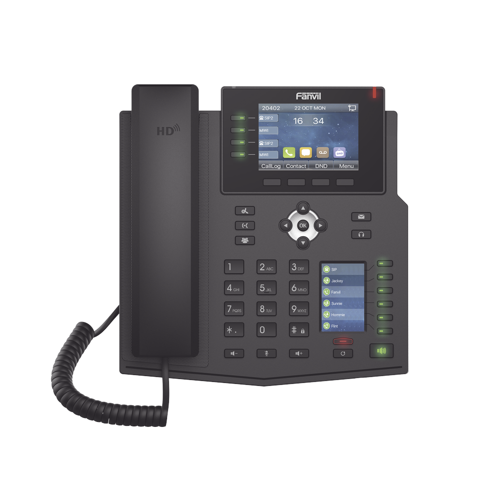 FANVIL X5U Carrier Enterprise IP Phone with 16 SIP Lines 6 D