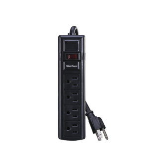 CYBERPOWER CSB404 Essential Surge Protector With 4 Outlets 5