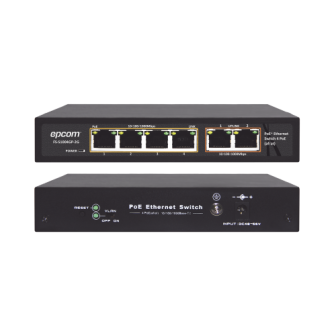 EPCOM TITANIUM ET1004GP2G PoE Switch / 100 Meters PoE / 4 po