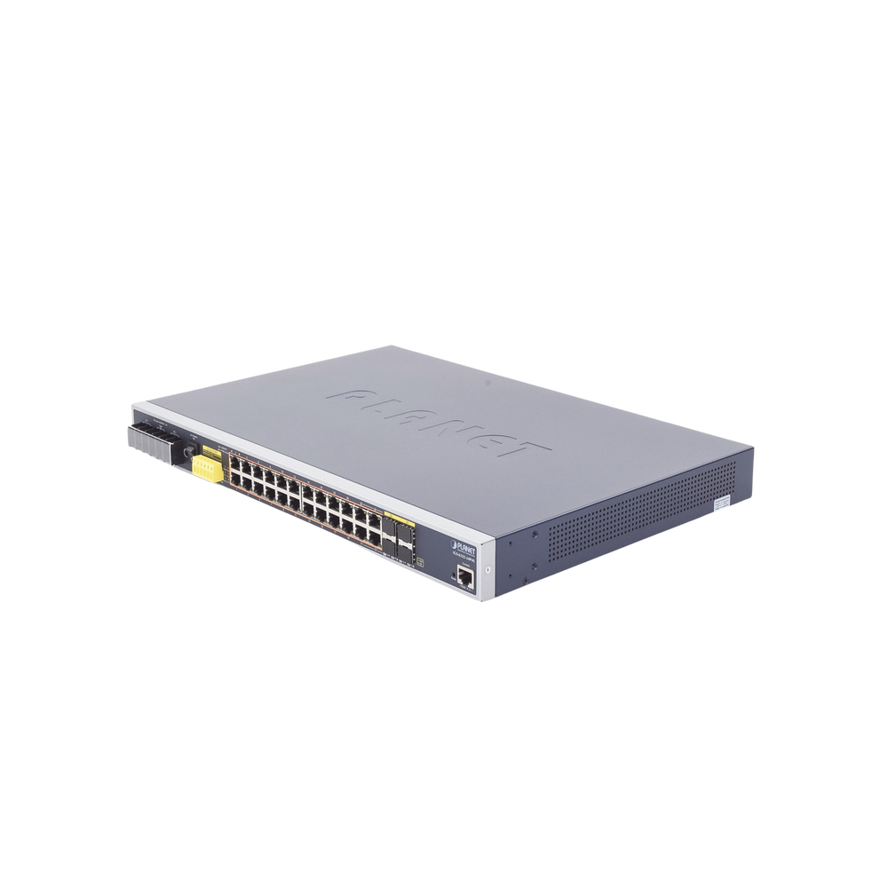 PLANET IGS632524P4S Industrial PoE Layer 3 Switch With 24 Gi