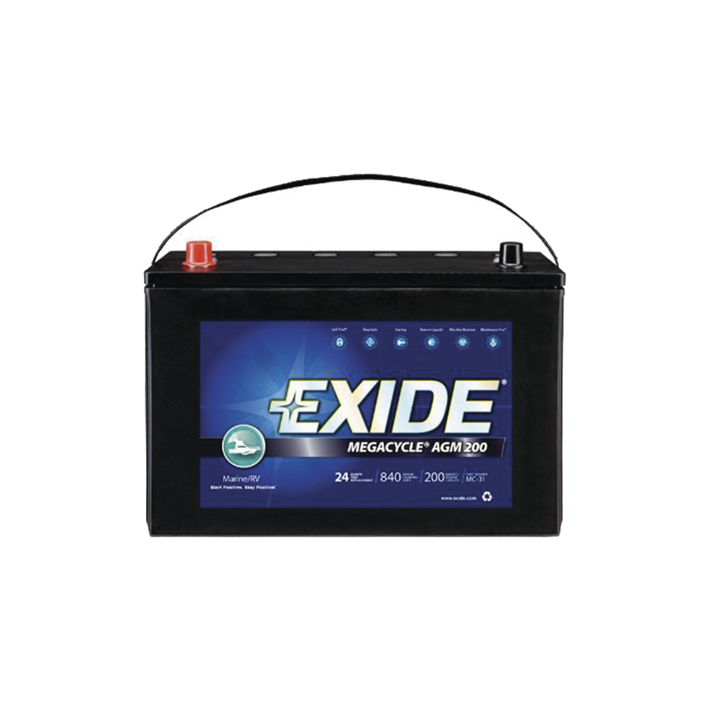 EXIDE MC31 Exide Sealed Maintenance Free (AGM) Marine Batter