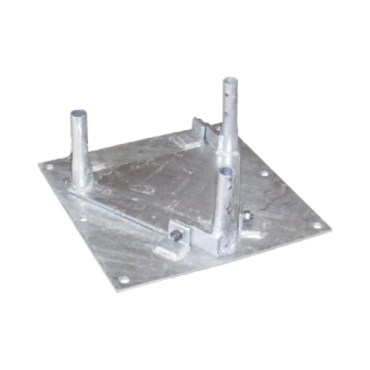 ROHN BPH25G Tower Hinged Base Plate for 25G Section for Conc