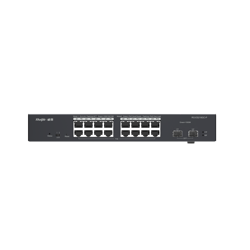 REYEE RGES218GCPUS 18-Port Gigabit Smart Cloud Managed PoE S