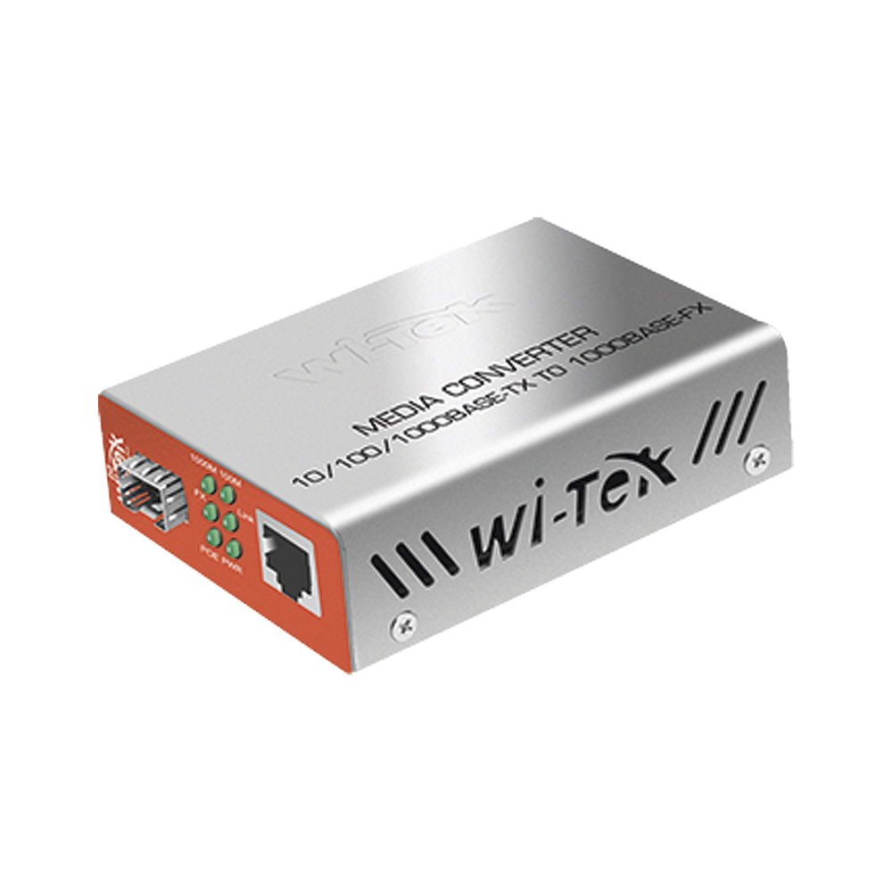 WI-TEK WIMC111GP Media Converters / 1 RJ45 100/1000 Mbps PoE