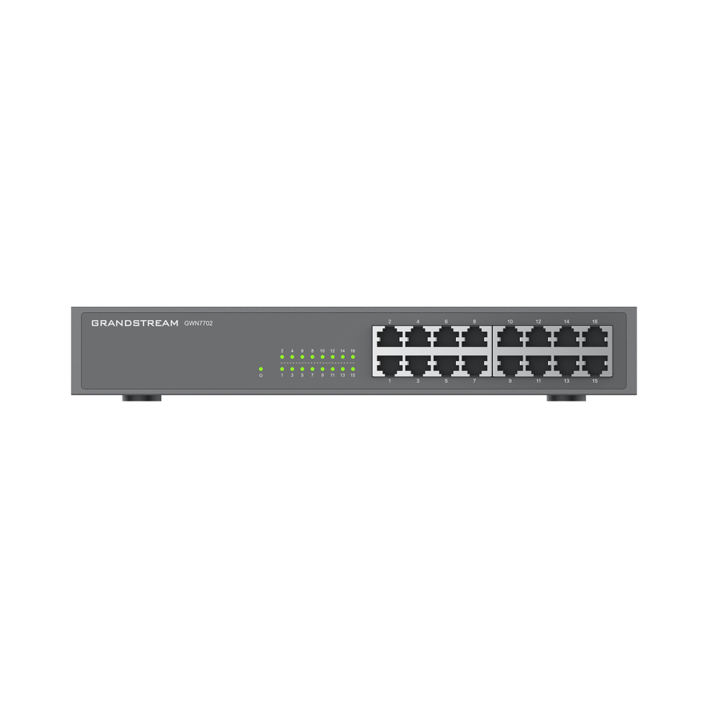 GRANDSTREAM GWN7702 Unmanaged Gigabit Switch / 16 Ports 10/1