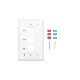 LINKEDPRO BY EPCOM LPFP23 Face Plate 3 Output Ports with Spa