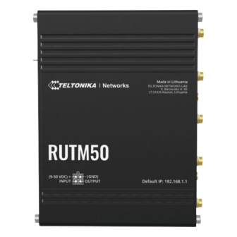 Teltonika RUTM50 Cellular 5G Router up to 3.4 Gbps 4 Etherne