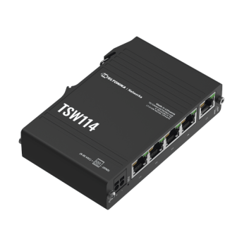 Teltonika TSW114 Industrial Gigabit DIN Rail Ethernet Switch