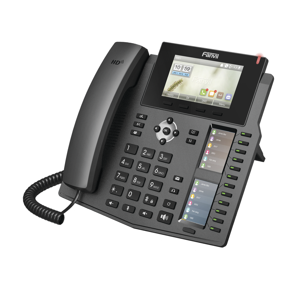 FANVIL X6 Enterprise IP Phone with 20 SIP Accounts HD Voice