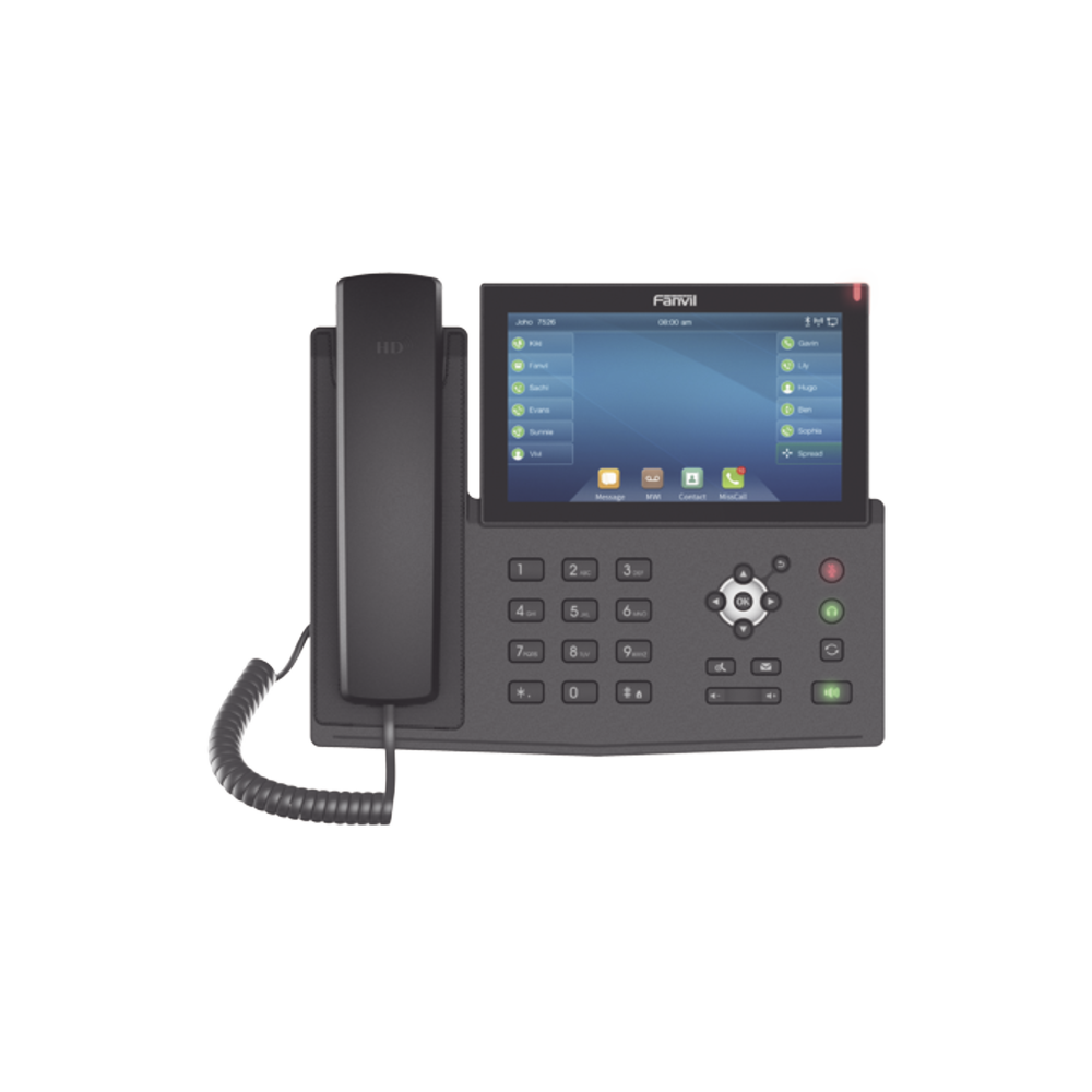 FANVIL X7F Enterprise IP phone for 20 SIP lines 7  Touch Scr