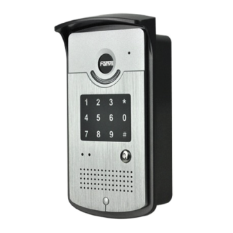 FANVIL I20T 2 SIP Line Door Phone with Integrated Relay & RF