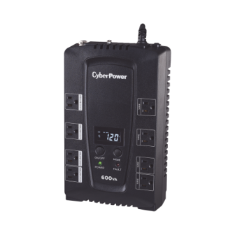 CYBERPOWER CP600LCD 600VA UPS Standby Topology 120 Vac Input