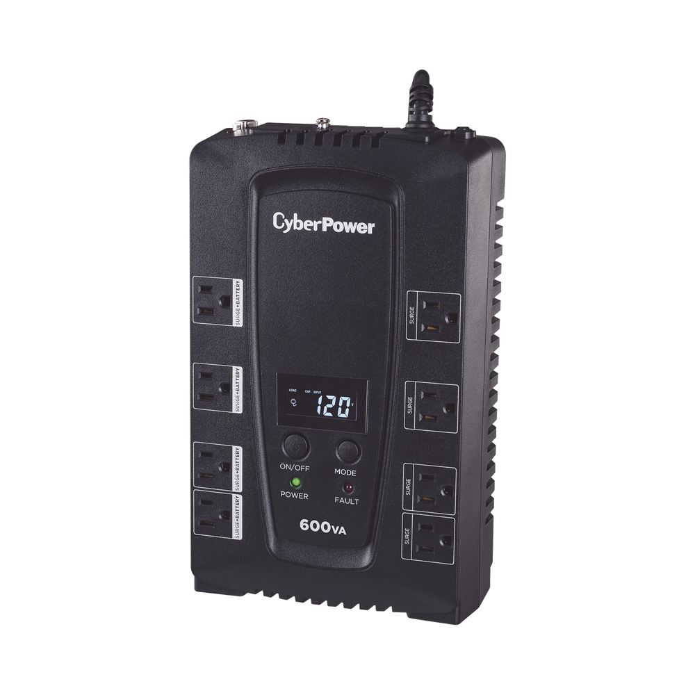 CYBERPOWER CP600LCD 600VA UPS Standby Topology 120 Vac Input