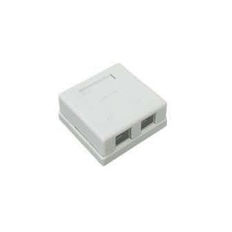 LINKEDPRO BY EPCOM LPWP6037 Wall Box 2-Port STP Cat5e Jack