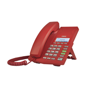 FANVIL X3CR IP Phone X3 Red Color for 2 SIP Lines with HD Au