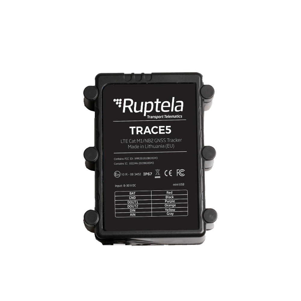 RUPTELA TRACE5PLUS 2G and 4G Vehicle Tracker Compatible with