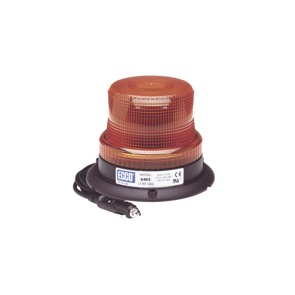 ECCO X6465AMG Amber Mini LED Beacon X6465 Series with vacuum