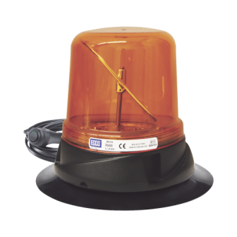 ECCO X7660AVM RotoLED Amber Beacon with vacuum Assembly