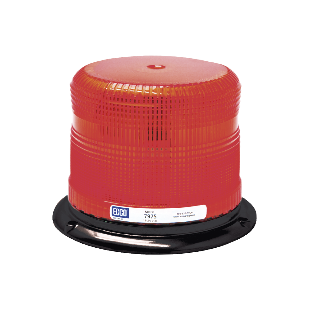 ECCO X7975R Class I LED beacon red color permanent assembly