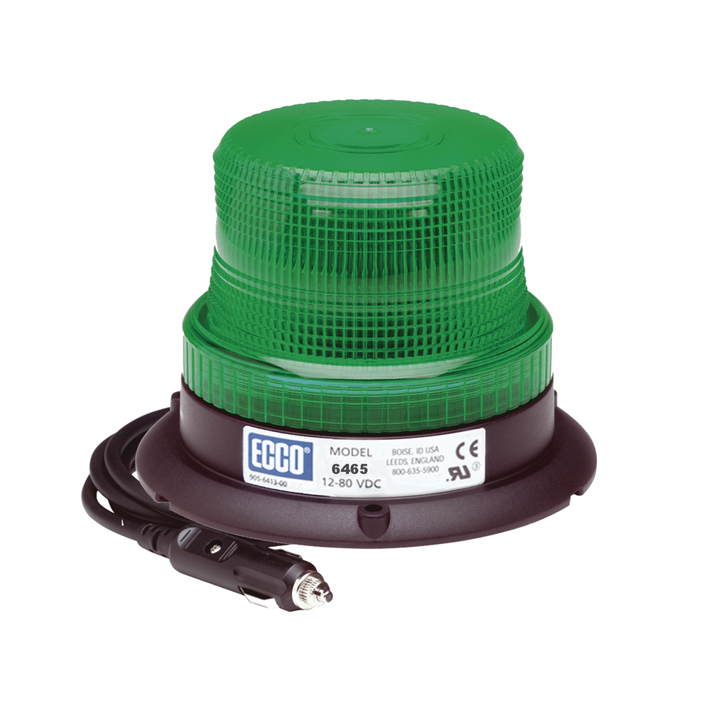 ECCO X6465GMG Green Mini LED Beacon X6465 Series with vacuum