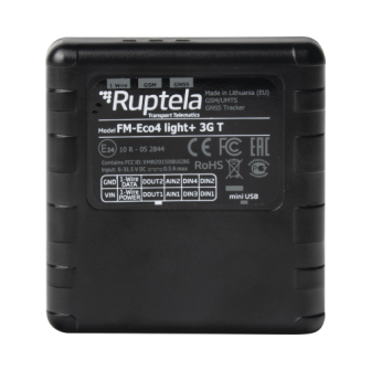 RUPTELA ECO4LIGHT3GT 3G Vehicle Tracker Compatible with GPS