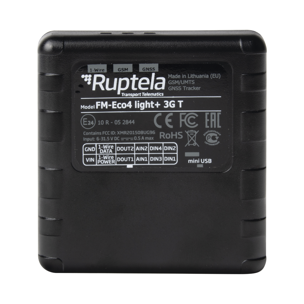 RUPTELA ECO4LIGHT3GT 3G Vehicle Tracker Compatible with GPS