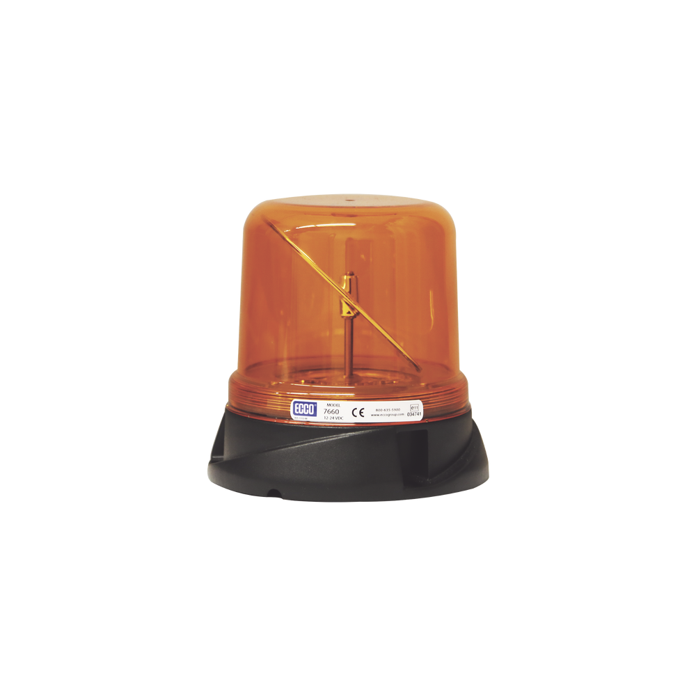 ECCO X7660A RotoLED Amber Beacon with Permanent Assembly