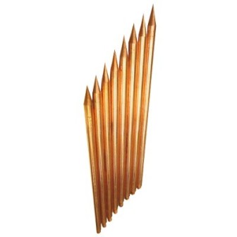 TOTAL GROUND TGVAR1558 Steel Rod with Copper Plating 5/8  Di