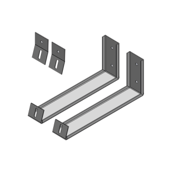 EPCOM INDUSTRIAL EXPOBASETSM Angle Brackets to Support Solar