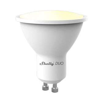 SHELLY SHELLYDUOGU10 Smart bulb GU10 with wireless signal wo