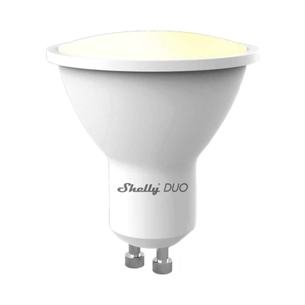 SHELLY SHELLYDUOGU10 Smart bulb GU10 with wireless signal wo