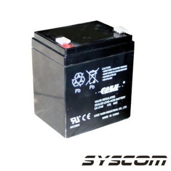 Syscom WP4512P Backup Battery at 12 Vdc / 4 A.