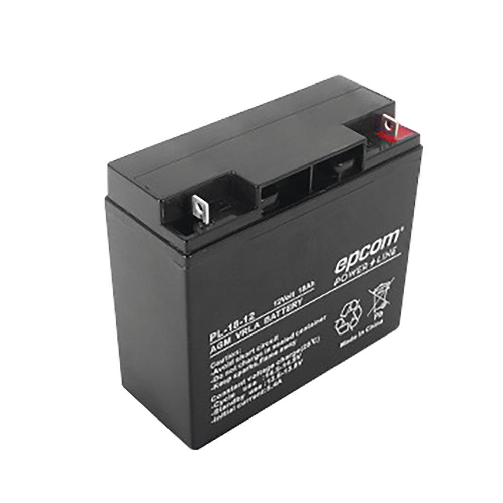 EPCOM POWERLINE PL1812F Backup battery UL / 12 V  18 Ah/ Fla