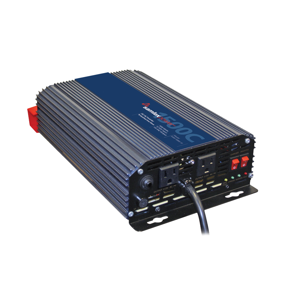 SAMLEX SAM1500C12 1500W Pure Sine inverter/Charger 12 VDC in