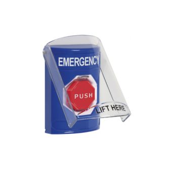 STI SS24A2EMEN Emergency Button English Text with Polycarbon