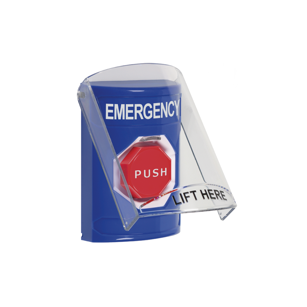 STI SS24A2EMEN Emergency Button English Text with Polycarbon