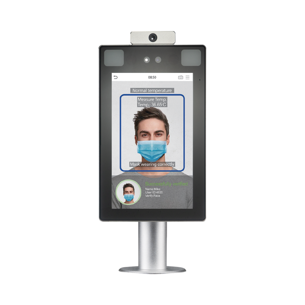 ZKTECO PROFACEXCHTD Facial Recognition and Body Temperature