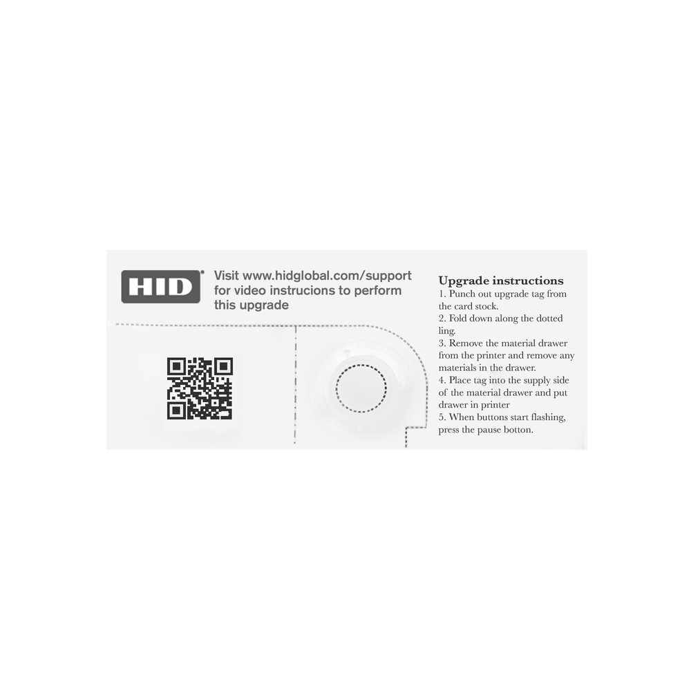HID 047736 DTC1500 Flipper Upgrade Tag