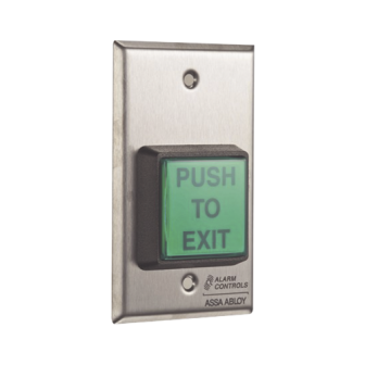 ALARM CONTROLS-ASSA ABLOY TS2 Exit Button Momentary Action