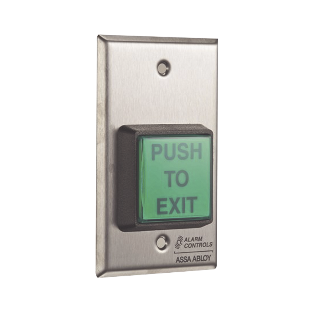 ALARM CONTROLS-ASSA ABLOY TS2 Exit Button Momentary Action