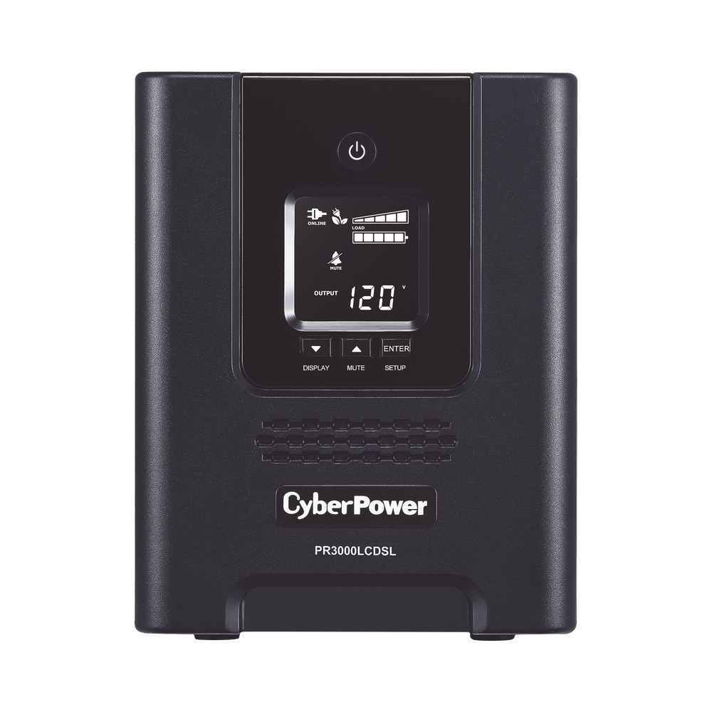 CYBERPOWER PR3000LCDSL 3000VA / 2700W Smart LCD Pure Sine Wa