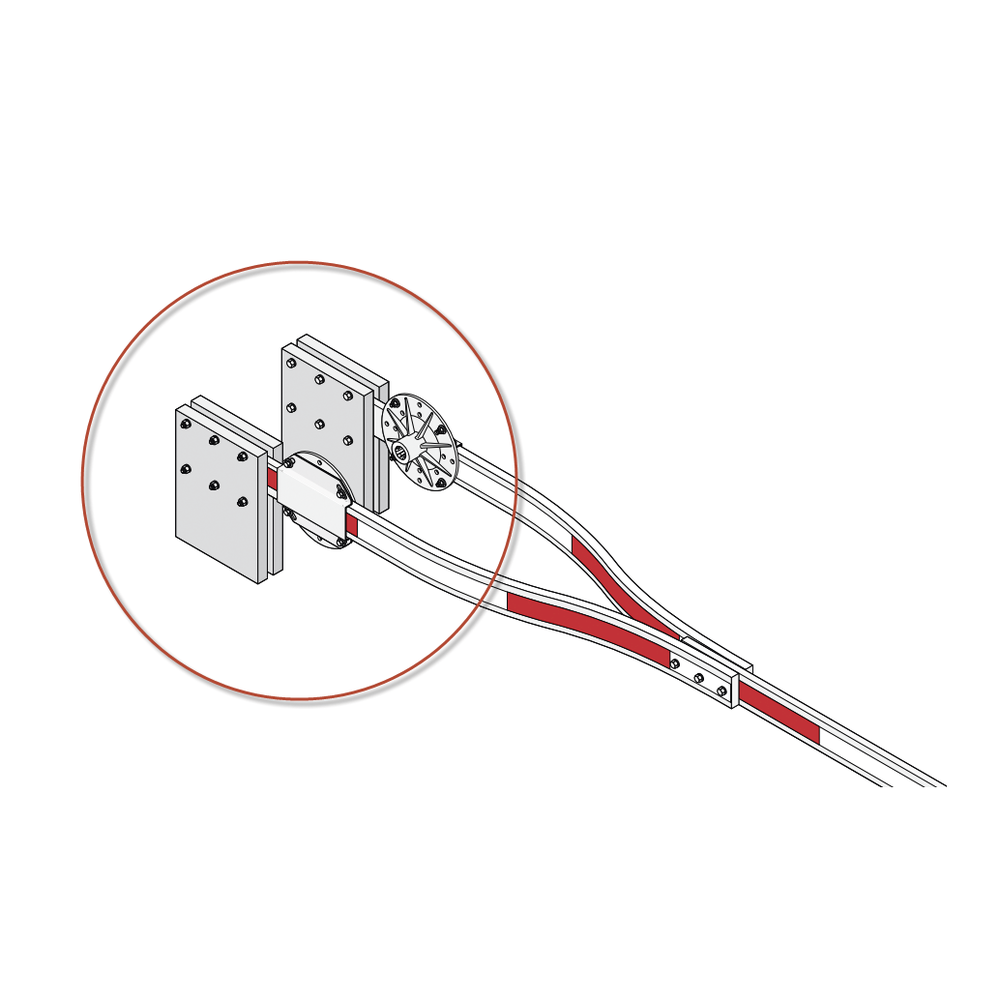 DKS DOORKING 1602041 Mounting Kit for 1602-340 Arm