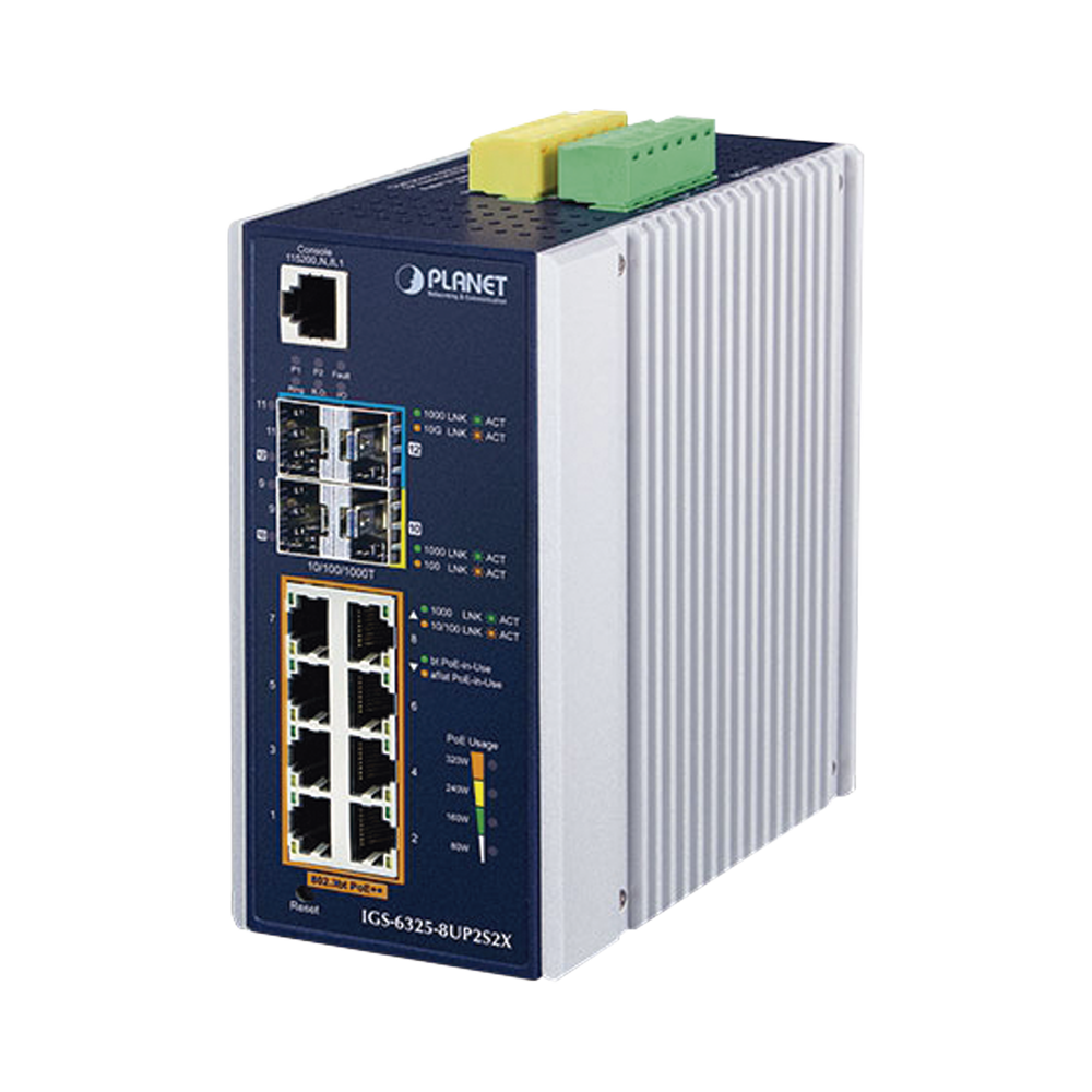 PLANET IGS63258UP2S2X Industrial Layer 3 Managed Switch with