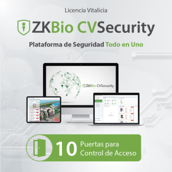 ZKTECO ZKCVACP10 ZKBio CVsecurity License Activates 10 Doors