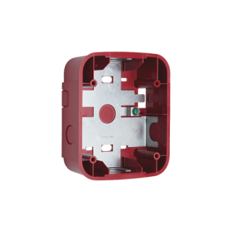 SYSTEM SENSOR SBBRL Red surface mount back box for wall inst