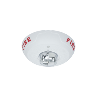 SYSTEM SENSOR PC2WL White two-wire ceiling-mount horn strobe