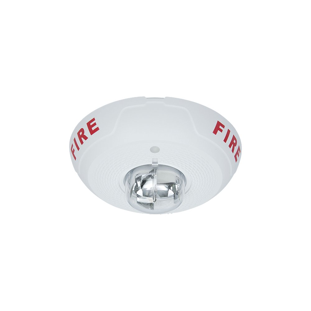 SYSTEM SENSOR PC2WL White two-wire ceiling-mount horn strobe