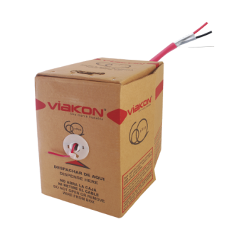 VIAKON 9422 1000 ft. Reel 2 - 18 AWG Wire Conductors FPLR Re